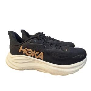 Hoka One One Clifton 10 Black Shoe Women size 8.5 B